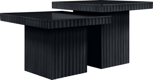 Spencer - 18" Oak Veneer 2 Piece Coffee Table