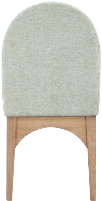 Waldorf - Chenille Dining Side Chair With Natural Legs