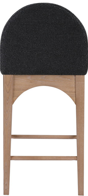 Waldorf - Boucle Stool With Natural Legs