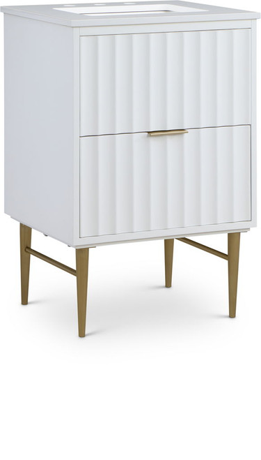 Modernist - Bathroom Vanity With Gold Legs Modernist - Bathroom Vanity With Gold Legs