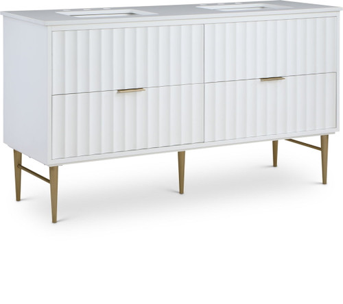 Modernist - Bathroom Vanity With Gold Legs