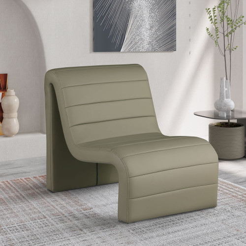 Ivy - Faux Leather Accent Chair