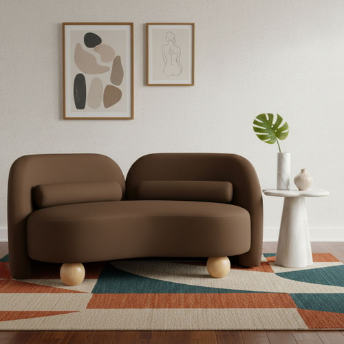 Daphne - Velvet Loveseat