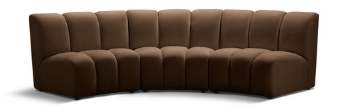 Infinity - 3 Piece Modular Sectional - Brown