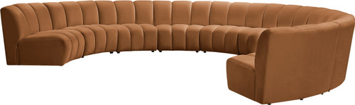 Infinity - 9 Piece Modular Sectional - Saddle