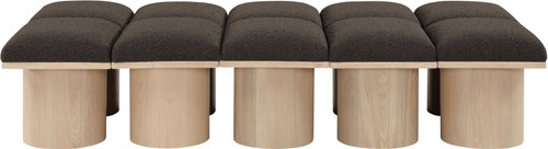 Pavilion - 10 Piece Modular Bench With Natural Base