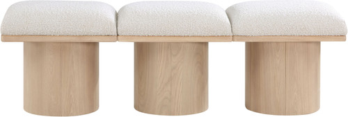 Pavilion - 3 Piece Modular Bench With Natural Base