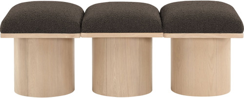 Pavilion - 3 Piece Modular Bench With Natural Base