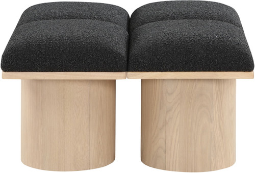 Pavilion - 4 Piece Modular Bench With Natural Base