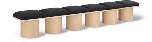 Pavilion - 6 Piece Modular Bench With Natural Base