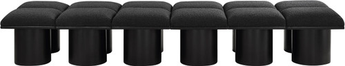 Pavilion - 12 Piece Modular Bench With Black Base