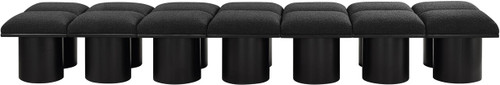 Pavilion - 14 Piece Modular Bench With Black Base