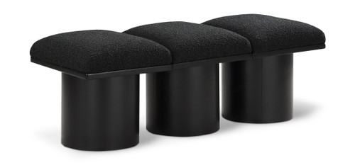 Pavilion - 3 Piece Modular Bench With Black Base