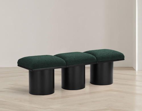 Pavilion - 3 Piece Modular Bench With Black Base