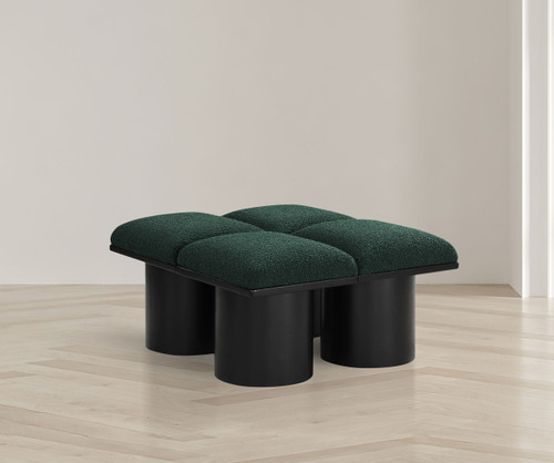 Pavilion - 4 Piece Modular Bench With Black Base