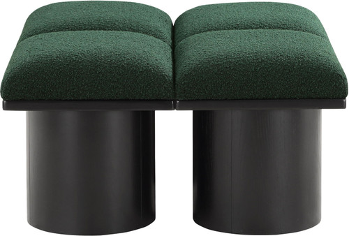 Pavilion - 4 Piece Modular Bench With Black Base