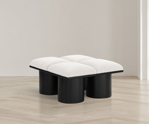 Pavilion - 4 Piece Modular Bench With Black Base
