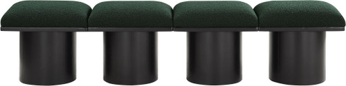 Pavilion - 4 Piece Modular Bench With Black Base