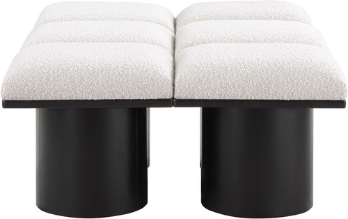 Pavilion - 6 Piece Modular Bench With Black Base