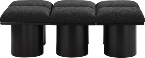 Pavilion - 6 Piece Modular Bench With Black Base