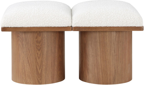 Pavilion - 2 Piece Modular Bench With Brown Base