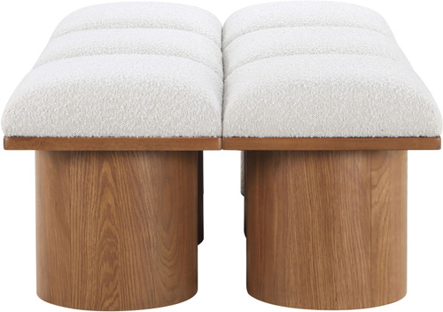 Pavilion - 6 Piece Modular Bench With Brown Base