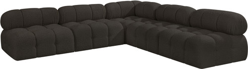 Ames - 5 Piece Fabric Modular Corner Sectional