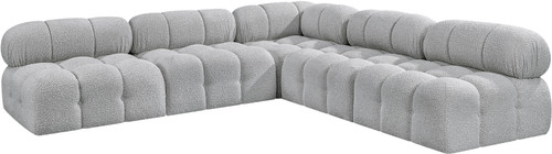 Ames - 5 Piece Fabric Modular Corner Sectional