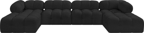 Ames - 6 Piece Fabric Modular U-Shaped Sectional