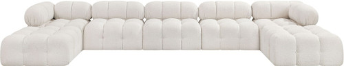 Ames - 7 Piece Fabric Modular U-Shaped Sectional