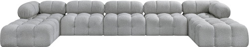 Ames - 7 Piece Fabric Modular U-Shaped Sectional