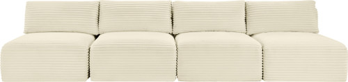 Shaggy - 4 Seat Modular Armless Sofa