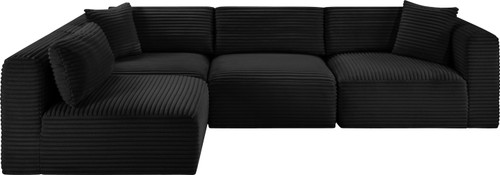 Shaggy - 4 Piece Modular Sectional