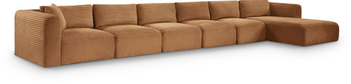 Shaggy - Fabric 6 Piece Modular Sectional With Chaise