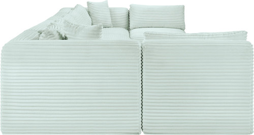 Shaggy - 8 Piece Modular U-Shaped Armless Sectional