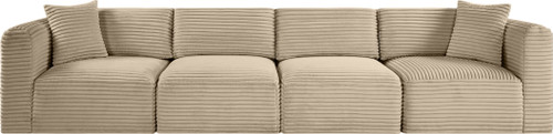 Shaggy - Fabric 4 Seat Modular Sofa