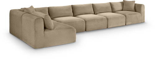 Shaggy - Fabric 6 Piece Modular Sectional