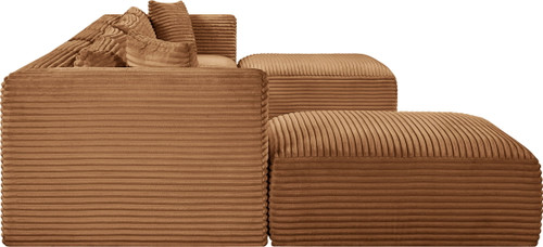 Shaggy - Fabric 7 Piece Modular Sectional With 2 Ottomans