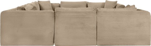 Shaggy - Fabric 8 Piece Modular U-Shaped Sectional