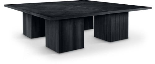 Belinda - Mid-Century Modern Modular Dining Table - Black