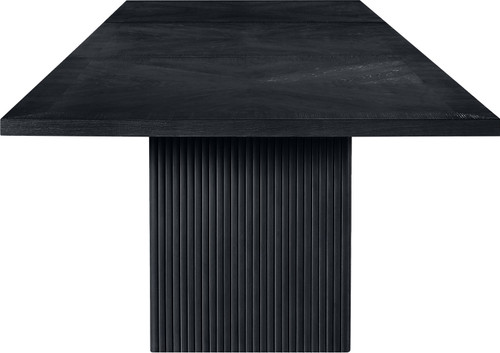 Belinda - Wood Mid-Century Modern Modular Dining Table - Black