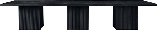Belinda - Wood Mid-Century Modern Modular Dining Table - Black