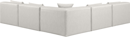 Cube - 5 Piece Modular Corner Armless Sectional