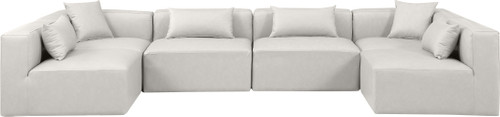 Cube - 6 Piece Modular Armless Sectional