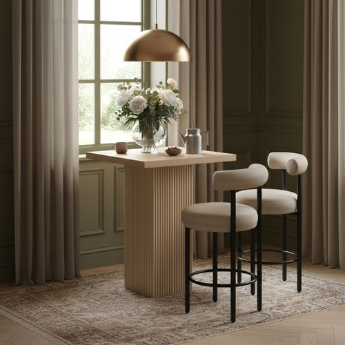 Belinda - Oak Veneer And Solid Wood Table