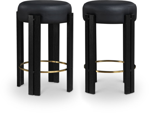 Harrison - Counter Stool With Black Legs