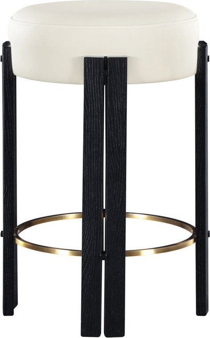 Harrison - Counter Stool With Black Legs