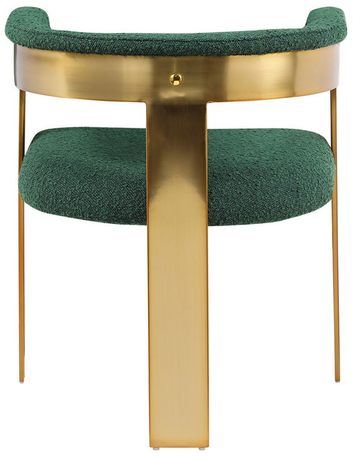Romeo - Boucle Dining Chair With Gold Base (Set of 2)