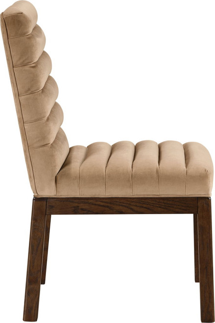 Evelyn - Dining Chair With Brown Legs