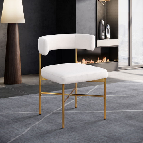 Rivage - Durable Dining Chair With Gold Frame (Set of 2)